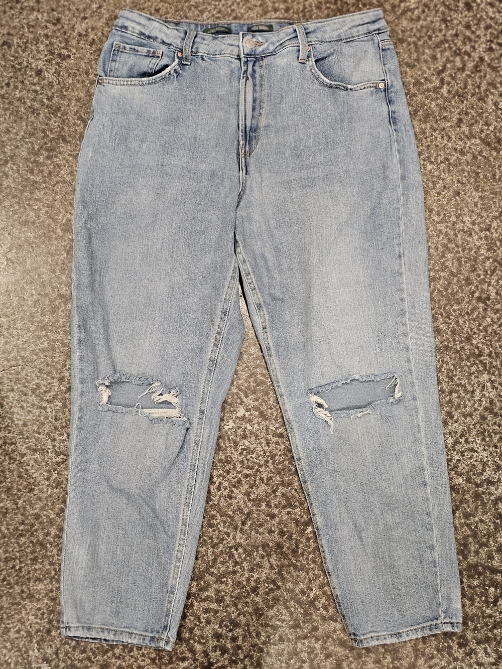wild fable Light Blue Distressed Boyfriend Jeans